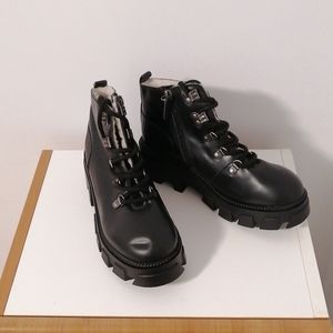New Kelsi Dagger Lace-Up Lug Ankle Boots